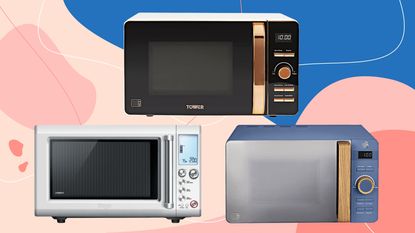 Best microwaves on Ideal Home background