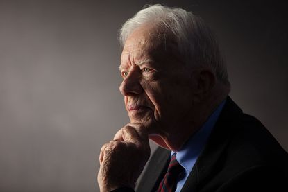 Former President Jimmy Carter interviewed for &quot;The Presidents&#039; Gatekeepers&quot; project at the Carter Center, Atlanta, Georgia, September 14, 2011