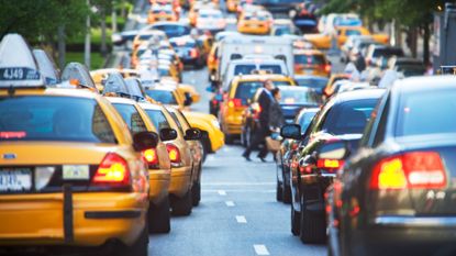 NYC traffic jam