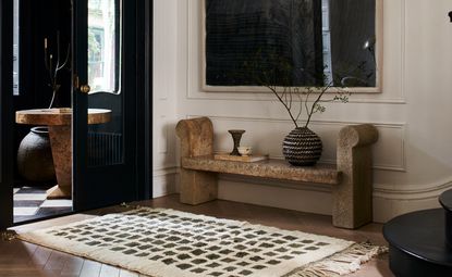 a large entryway in a brooklyn townhouse