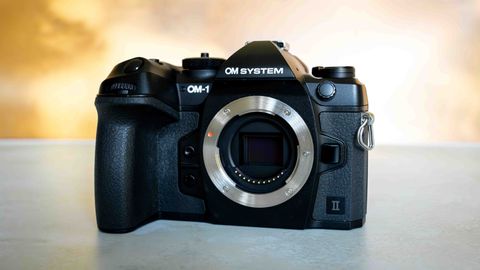 OM System OM-1 Mark II on a table