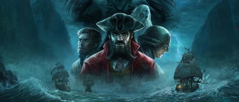 Flint: Treasure of Oblivion review; a pirate surrounded by water and ships