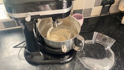 KitchenAid Pro Line Series Stand Mixer being tested in writer&#039;s home