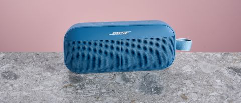 Bose SoundLink Flex Gen 2 on stone surface