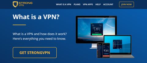 StrongVPN Website