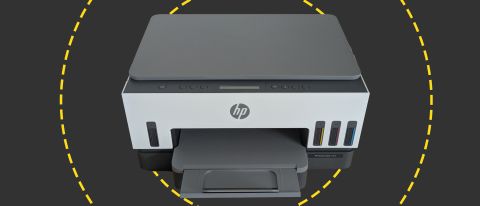 The HP Smart Tank 7005 on the ITPro background