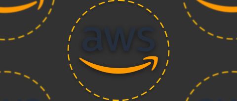 The AWS logo on the ITPro background