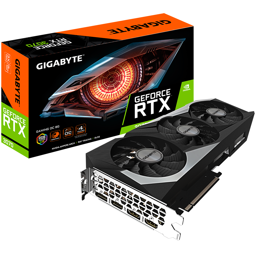 Gigabyte Begins Listing RTX 3070 Gaming and Eagle Graphics