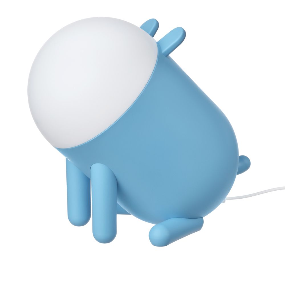 ikea dog shaped blue led table light