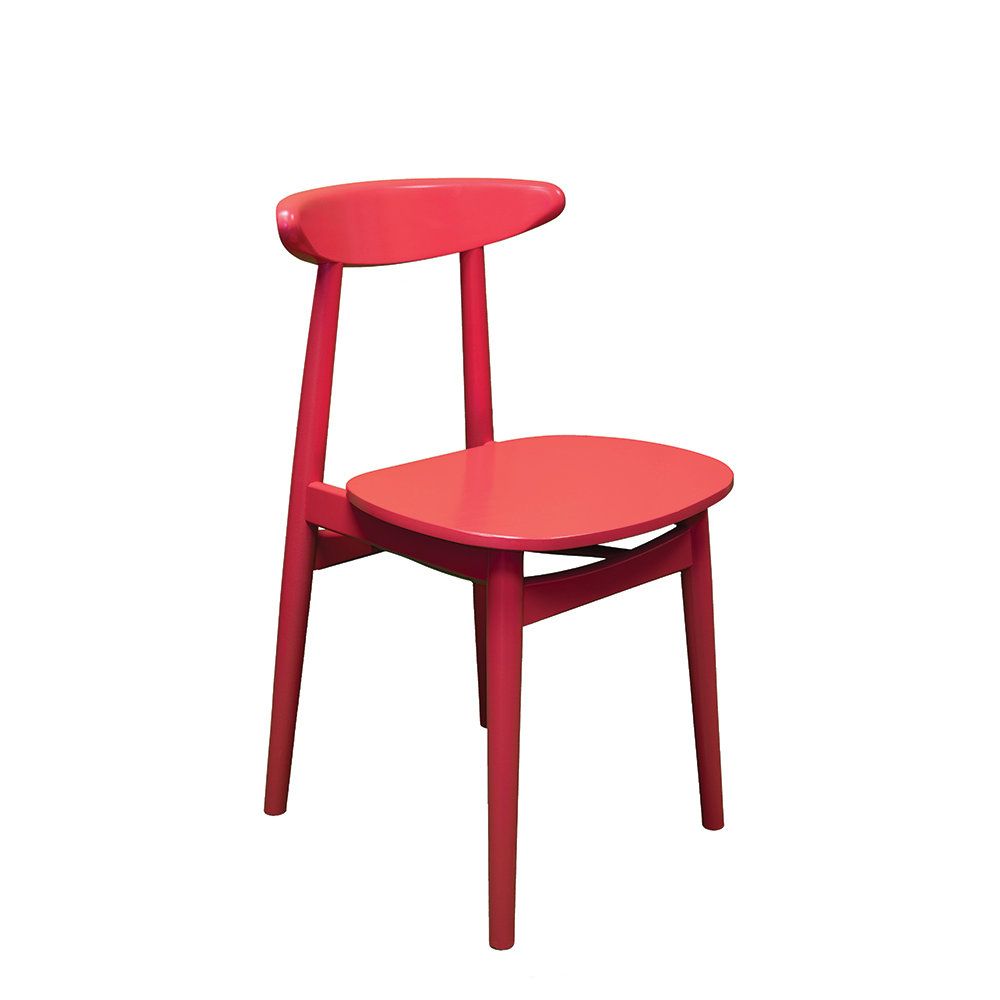 Corrigan Studio, Acushnet Solid Wood Ladder Back Stacking Side Chair