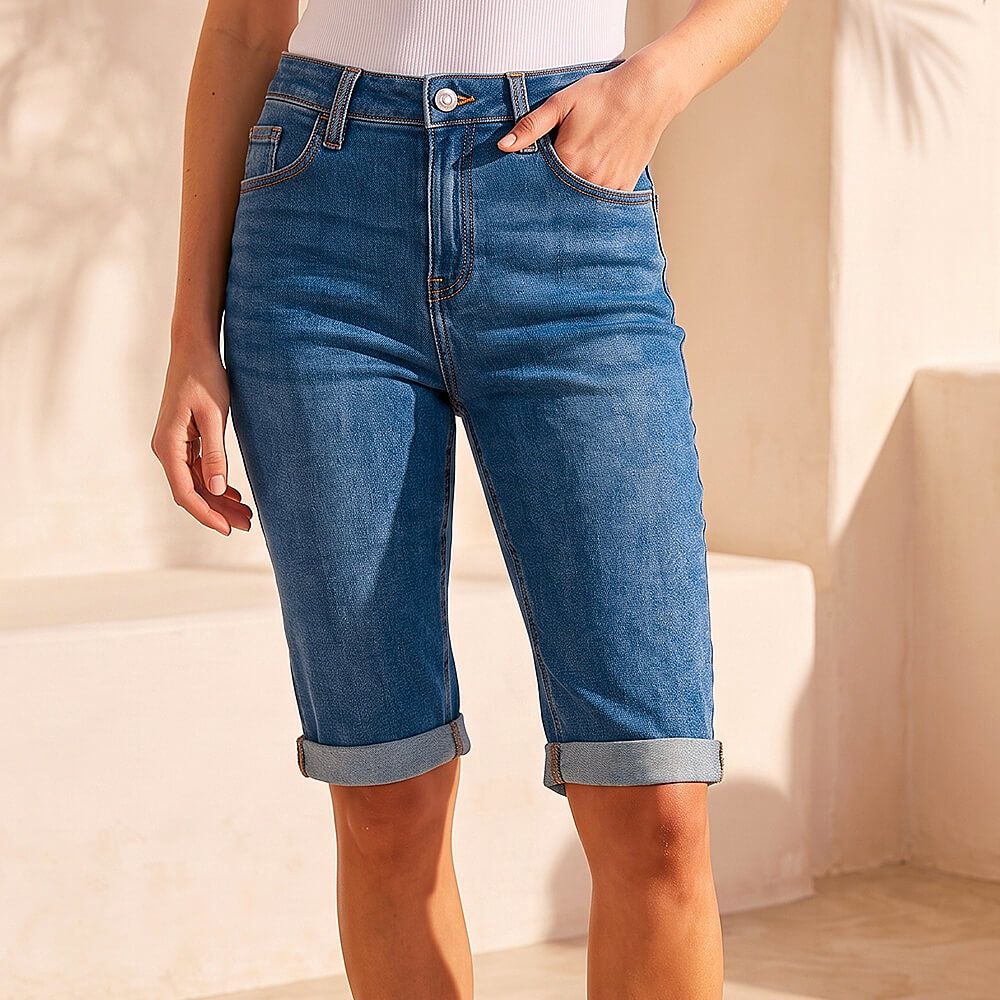 Essential Stretch Knee Length Shorts