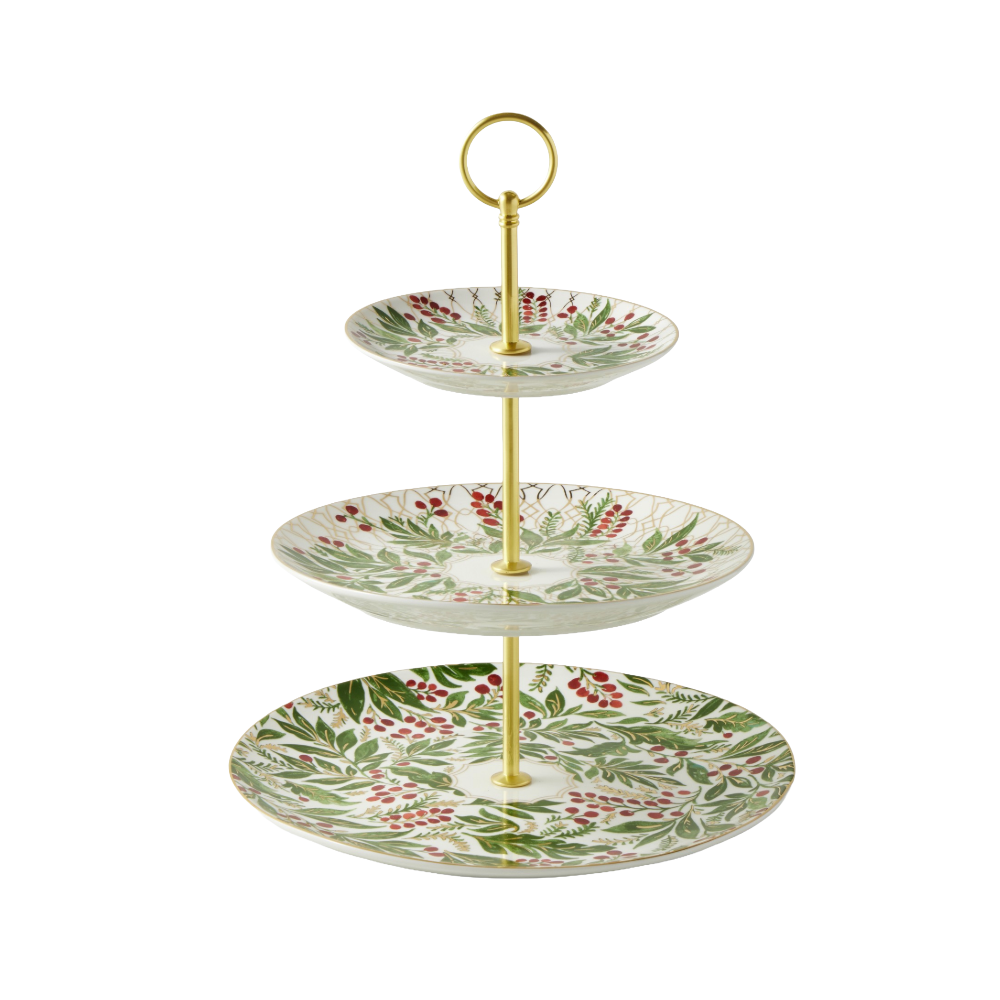 Noel Tiered cake stand, $119.95, Williams Sonoma