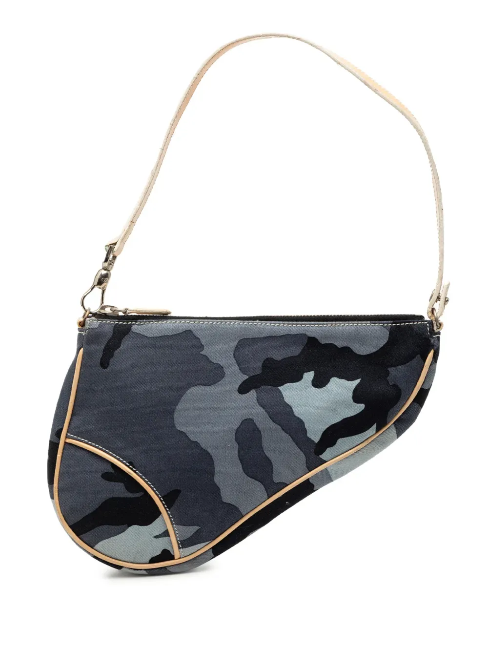 Christian Dior Pre-Owned, 2002 Mini Canvas Camouflage Saddle Pochette Shoulder Bag