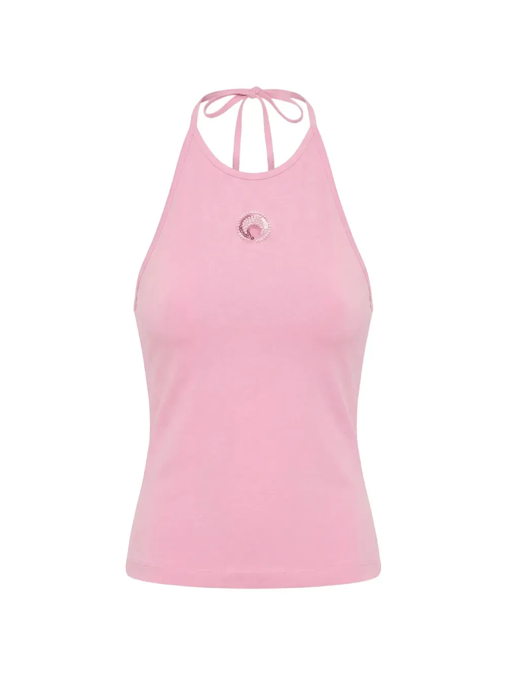 Marine Serre Logo Halter Top | Xs