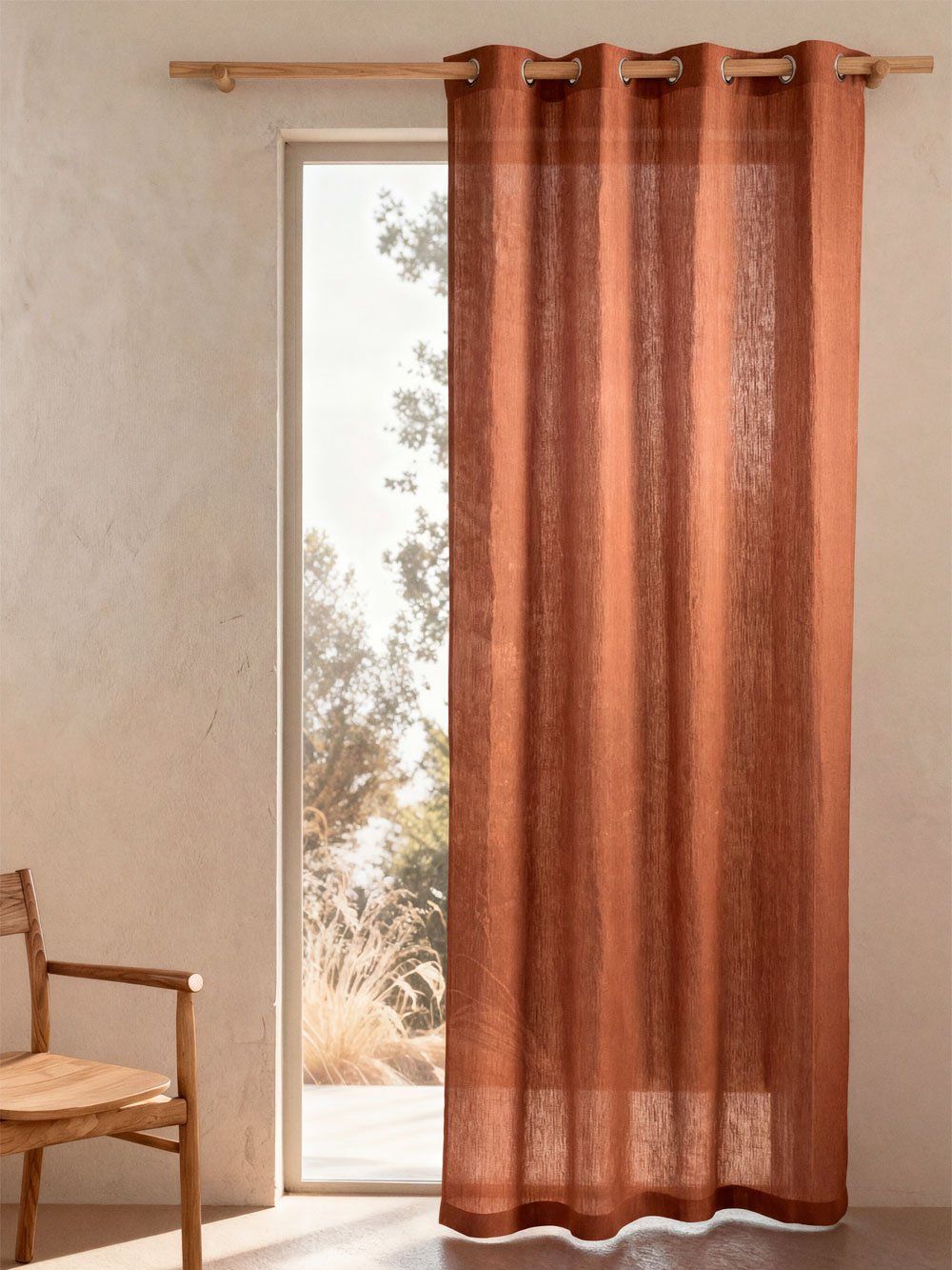 Varone Linen Curtain 140x260 Cm