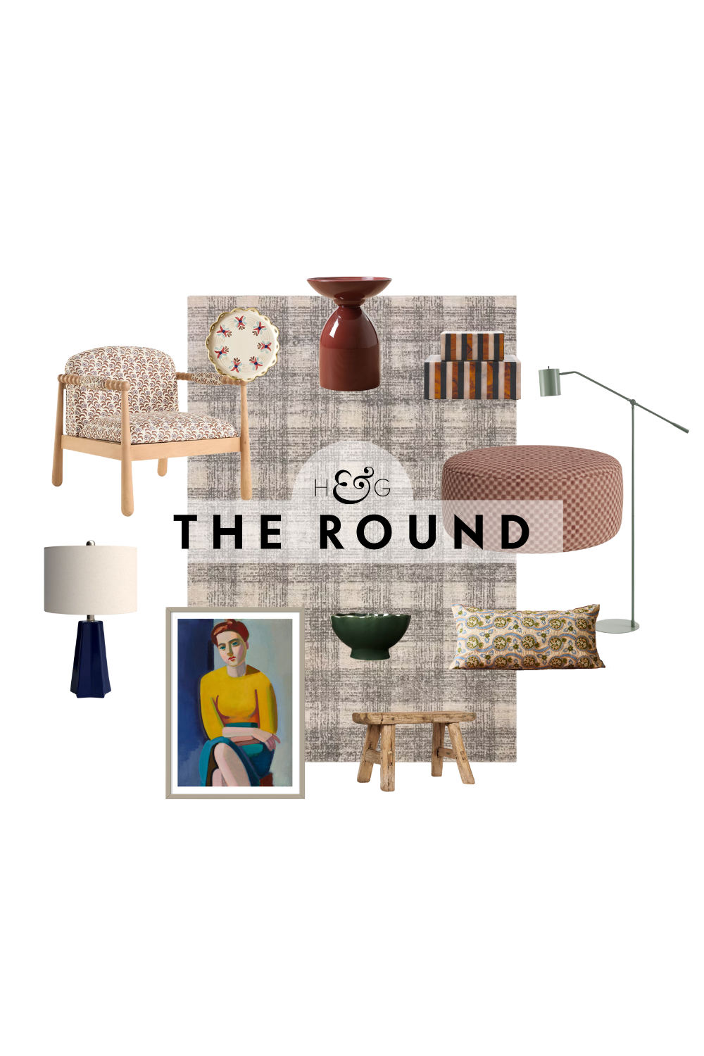 an assortment of maximalist decor