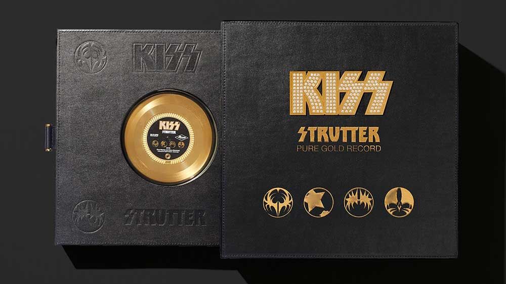 #キッス KISS 24kt ゴールドレコード RARE KISS 2005 The First Decade 24KT Gold Plated Record