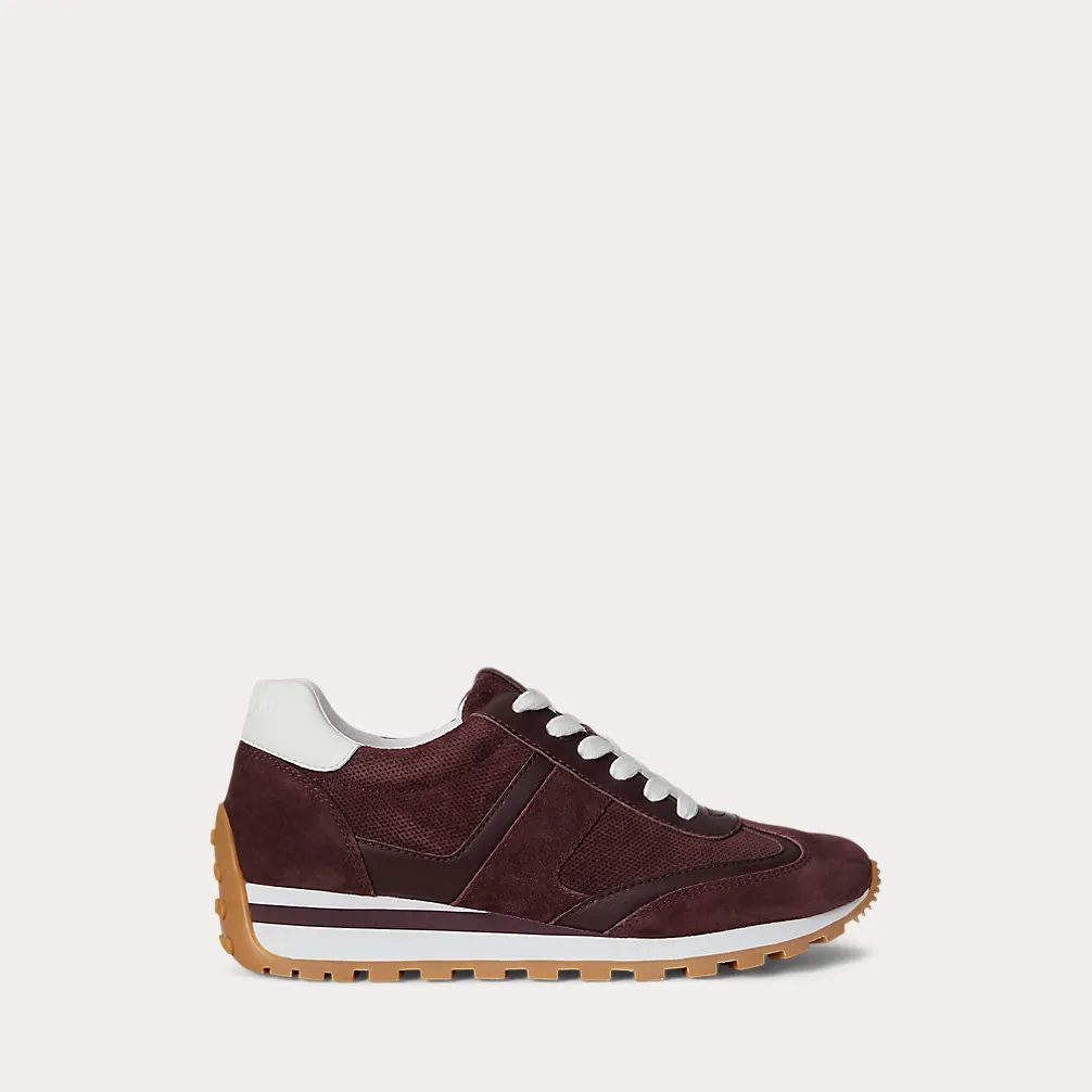 Dani Perforated Suede Trainer