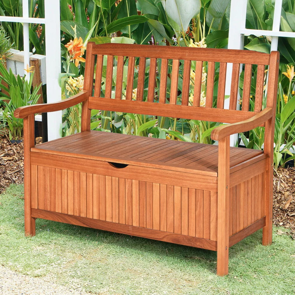 Costway Wooden Storage Bench