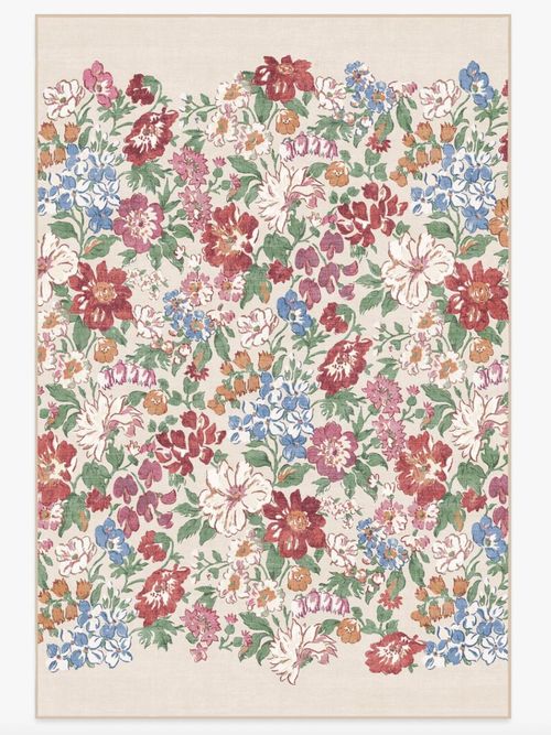 Honeydew Red & Pink Rug