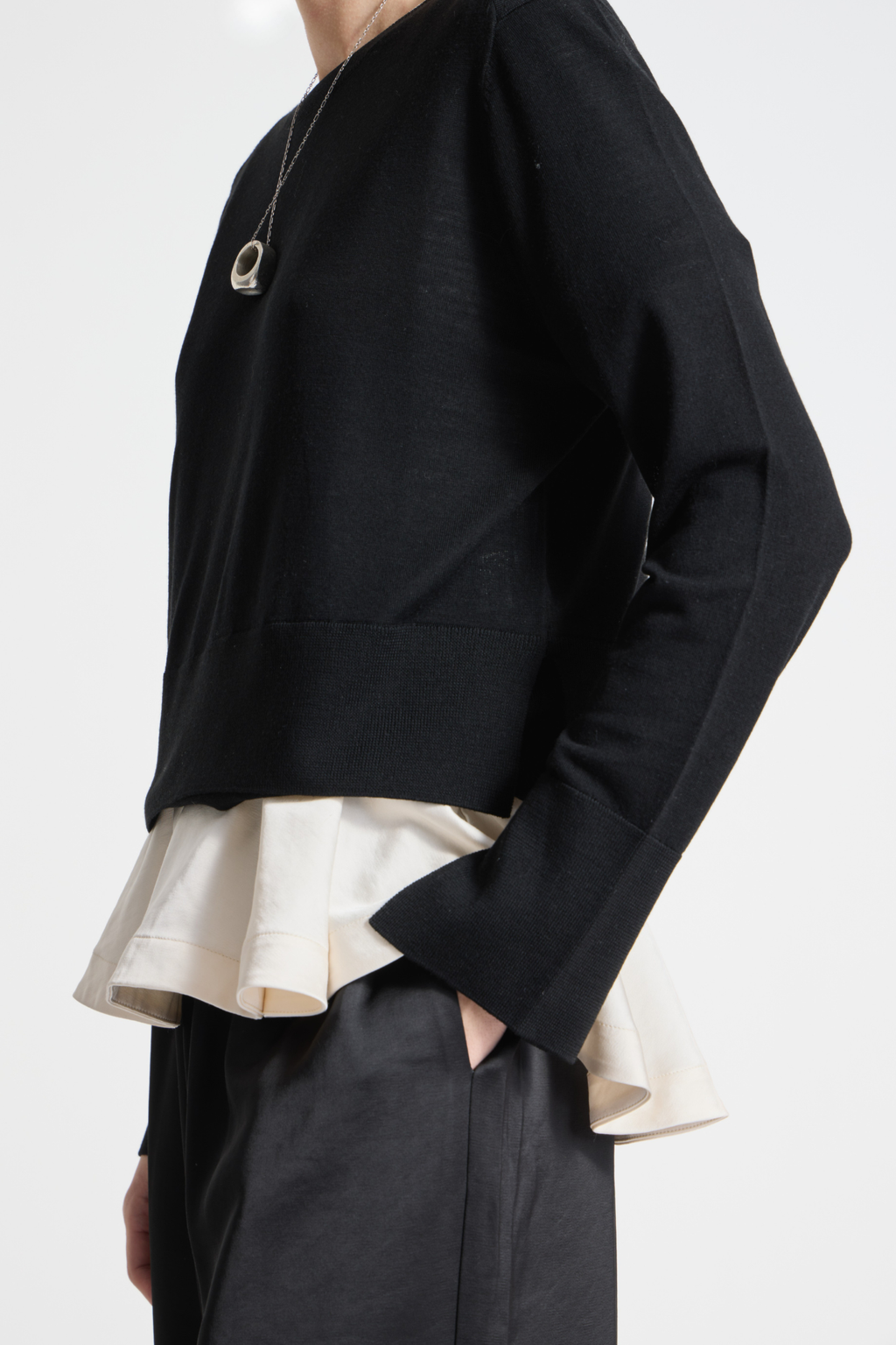 Elodie Layered Crewneck Knit