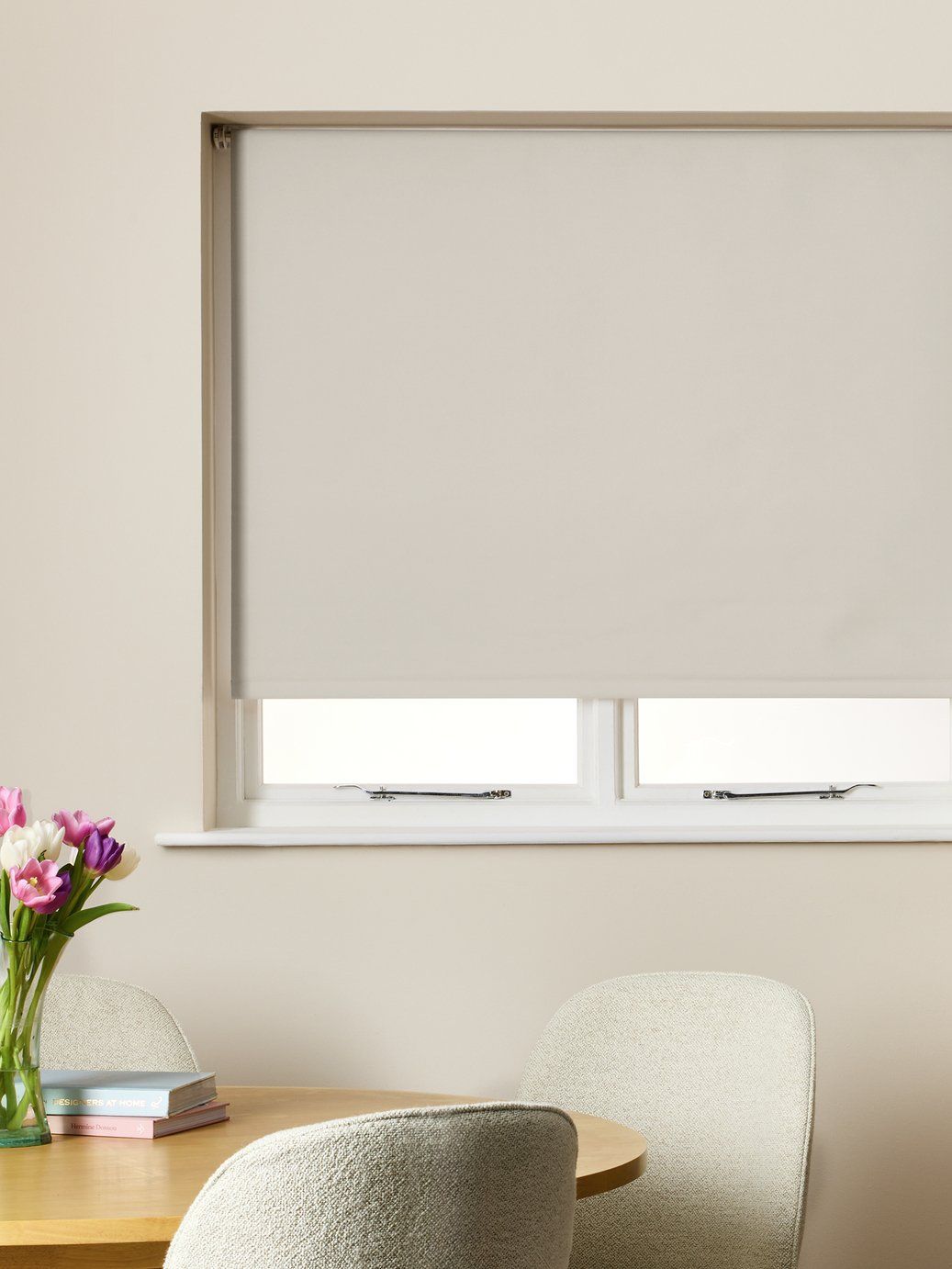 Habitat Blackout Latte Roller Blind - 60cm
