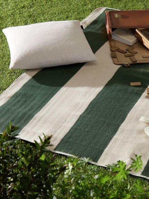 Luxe Striped Picnic Rug