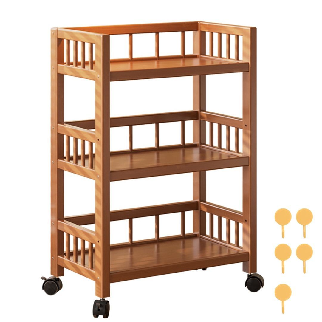 3-Tier Rolling Storage Rack on Wheels for Kitchen