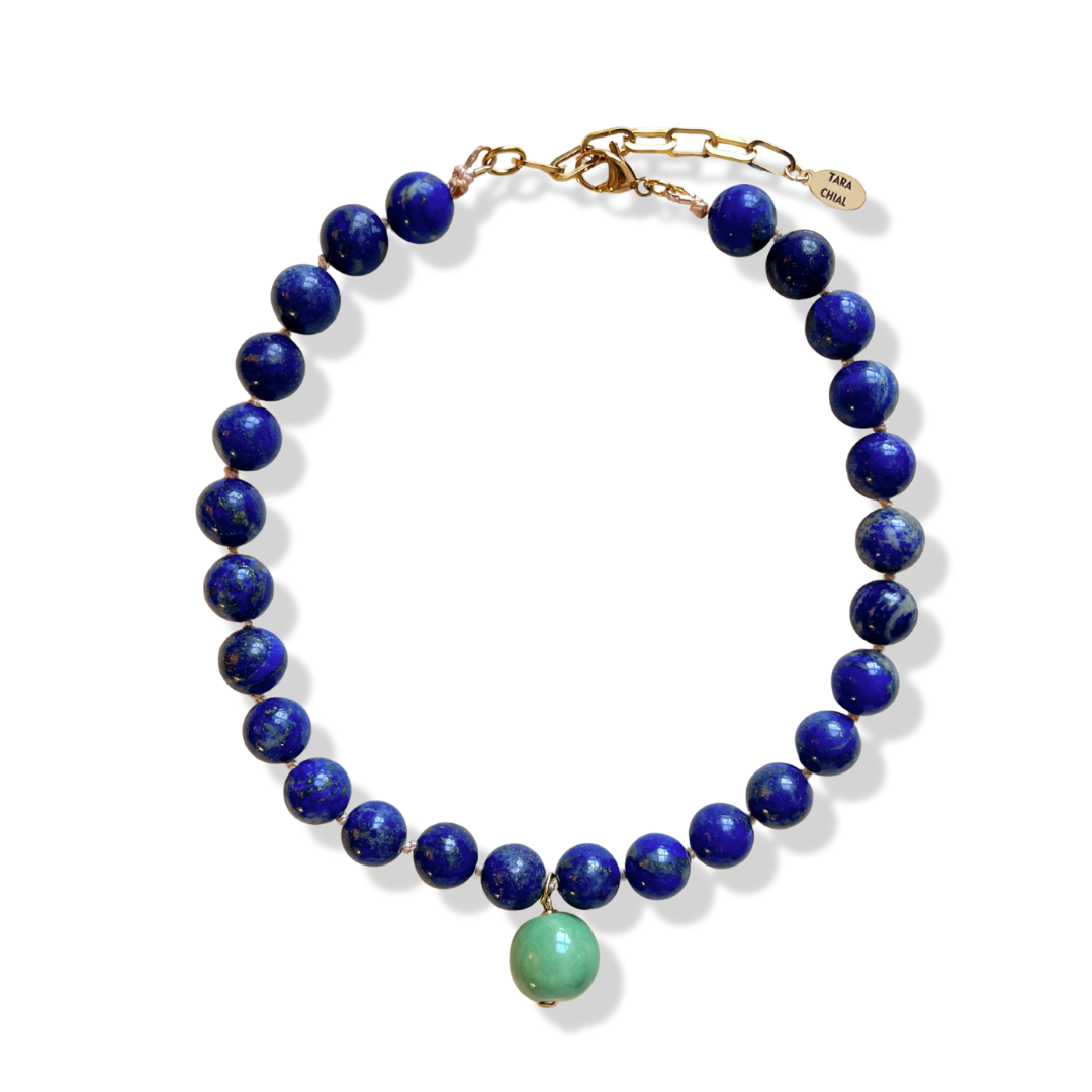 Charlie Necklace (lapis Lazuli)