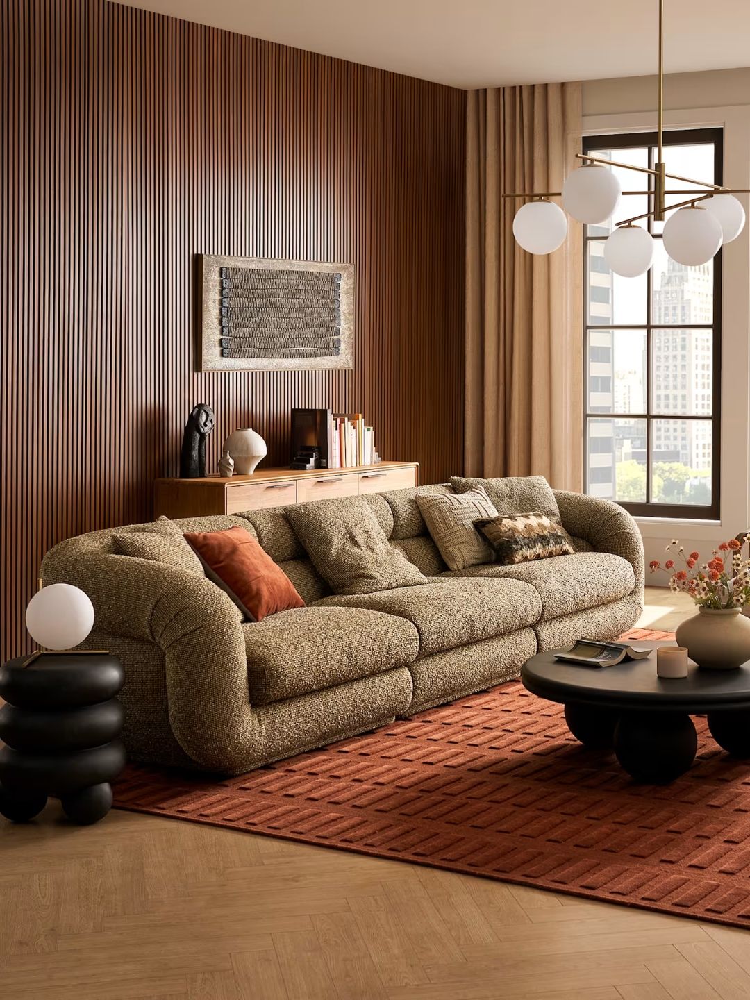 Castlery, Solari Performance Fabric Extended 3 Seater Sofa