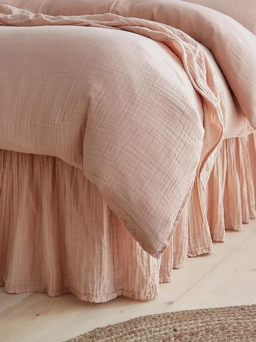Cotton Muslin Frilled Valance