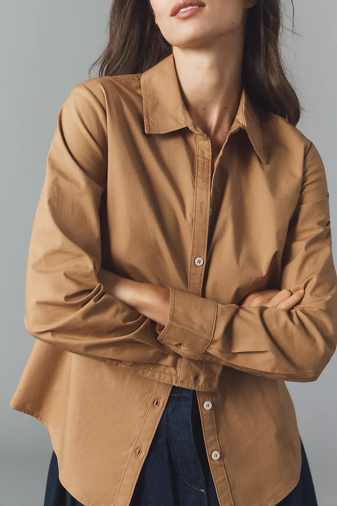 Anthropologie, The Gracelyn Slim Buttondown Shirt by Maeve