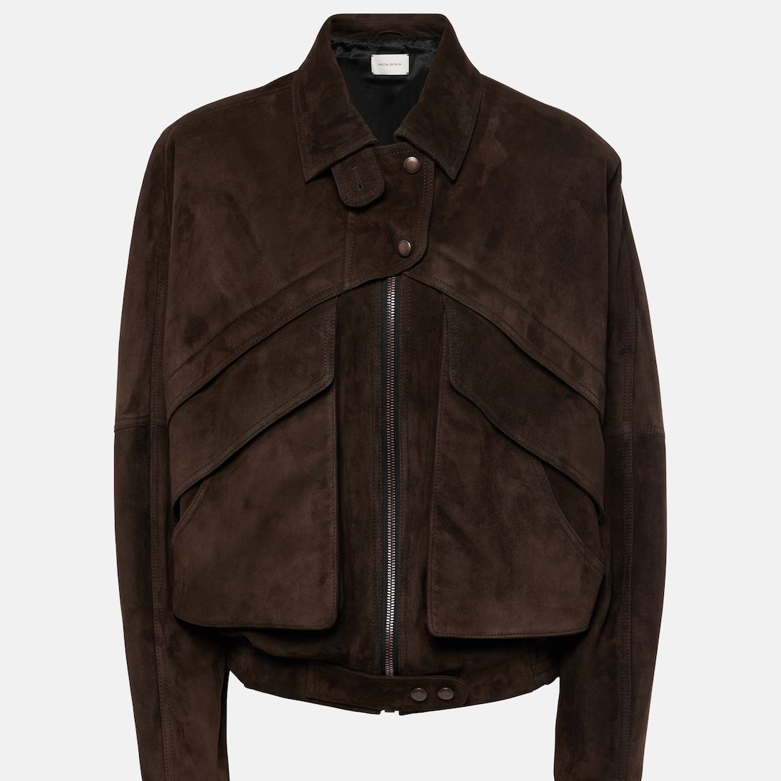 Suede Jacket in Brown - Magda Butrym