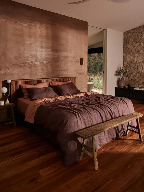 Hazelnut 100% French Flax Linen Pillowcases 