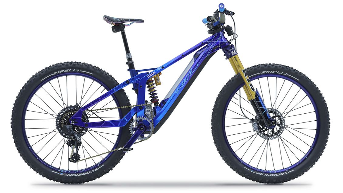 Yamaha concept bikes feature power steering, idler-driven drive