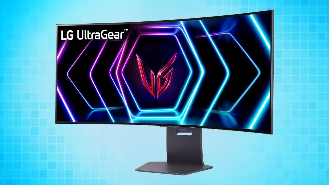 This giant 39-inch LG Ultragear WQHD curved gaming monitor This giant 39-inch LG Ultragear WQHD curved gaming monitor