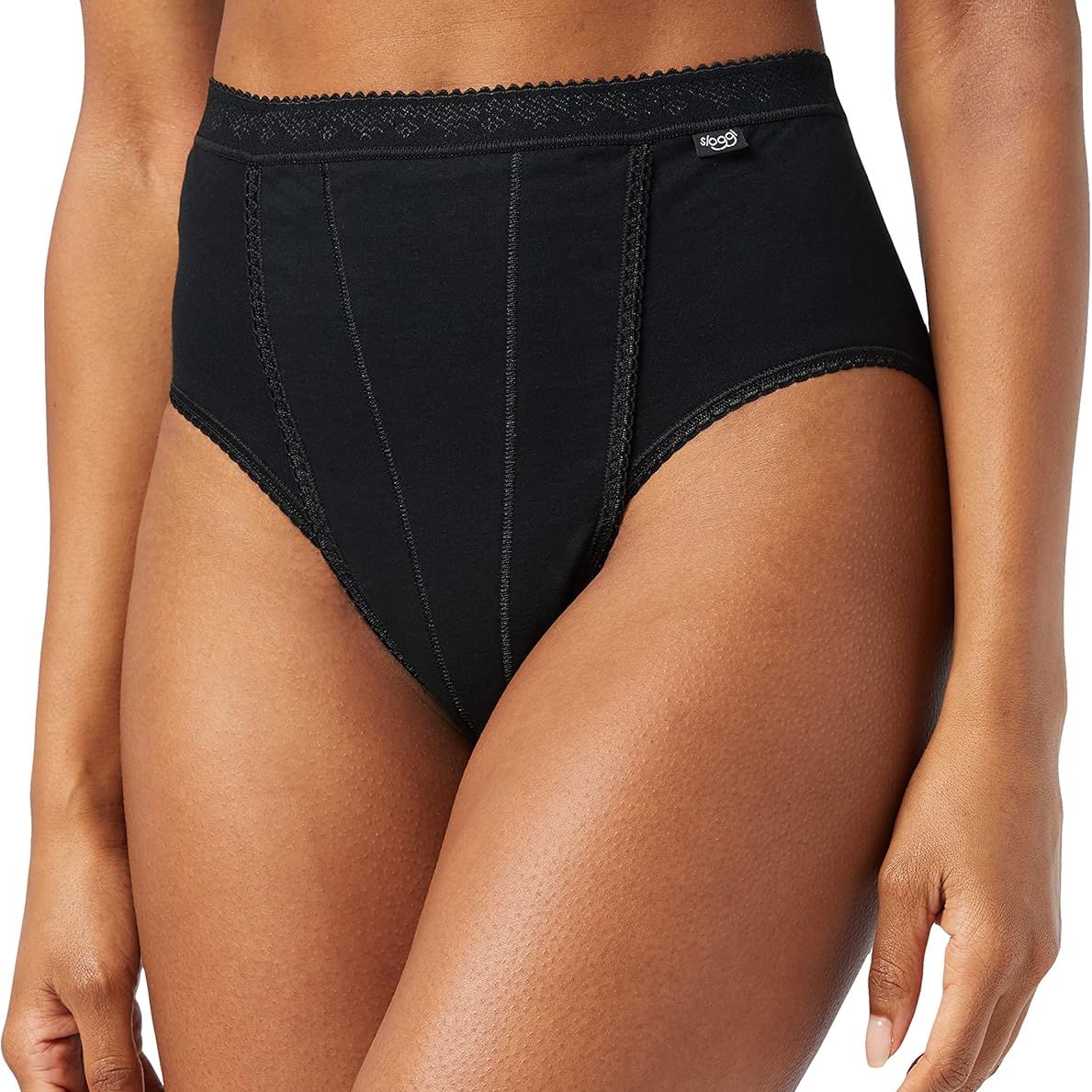Sloggi Women's Control Maxi Brief, Black, Size 10