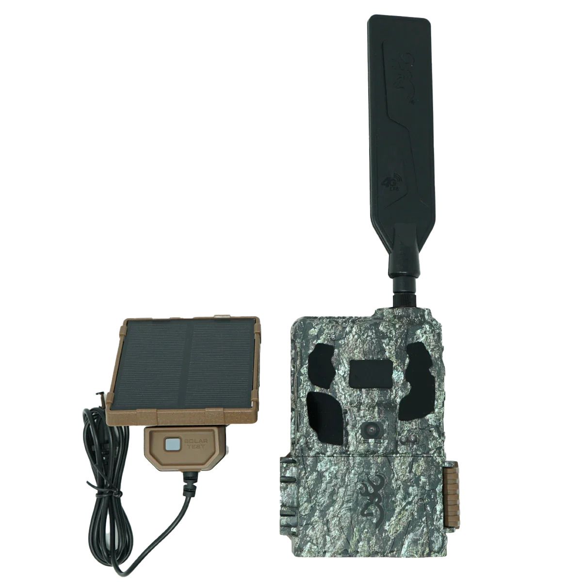 A press image of the Browning Defender Pro Scout Max Solar on a white background