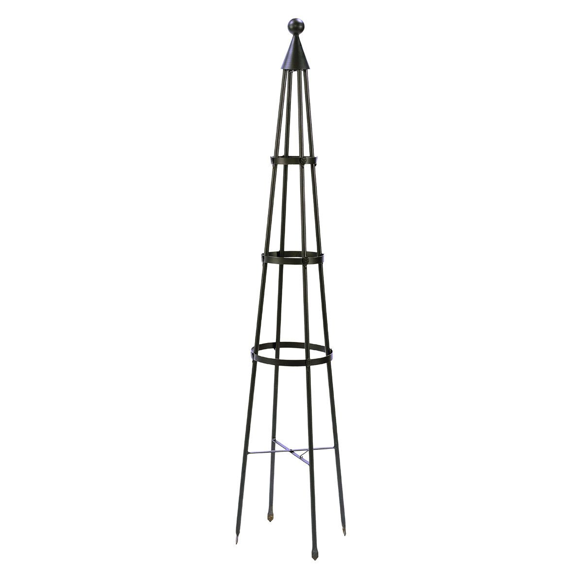 Alcott Hill&amp;reg; Mckayla Iron Obelisk Trellis &amp;amp; Reviews | Wayfair