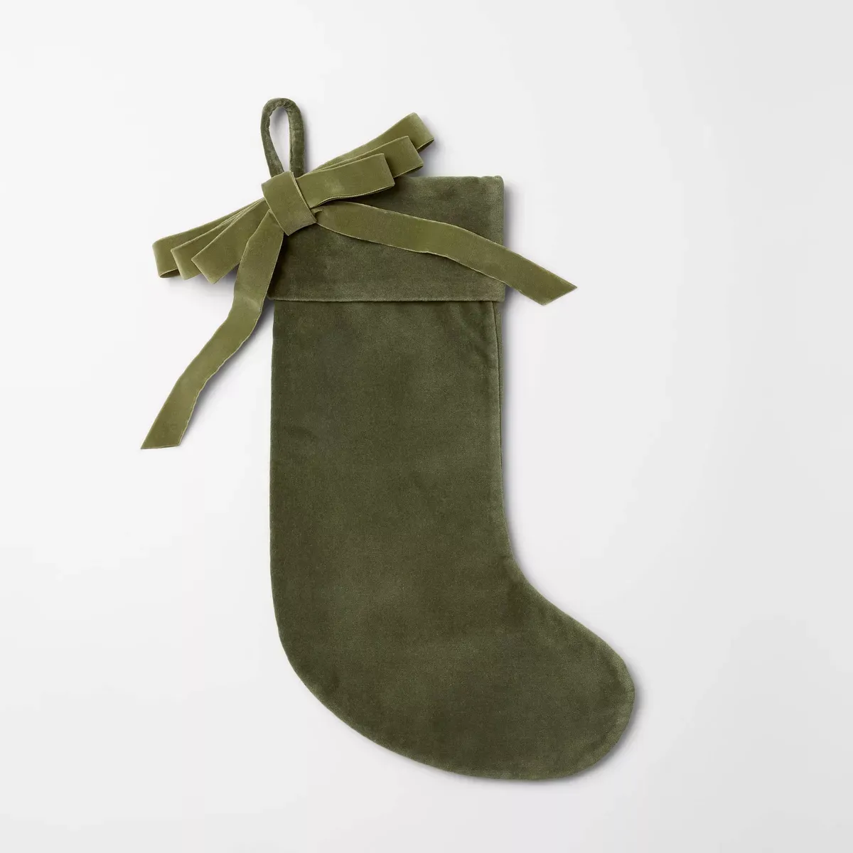 Velvet Bow Stocking - Threshold&amp;trade; Designed With Studio Mcgee