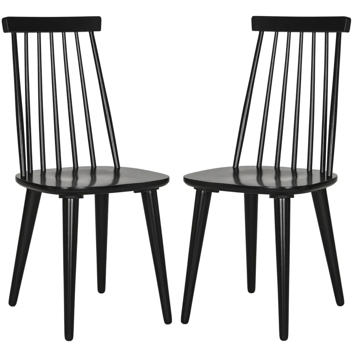 Brambly Cottage, Arikara Solid Wood Windsor Back Side Chair (Set of 2)