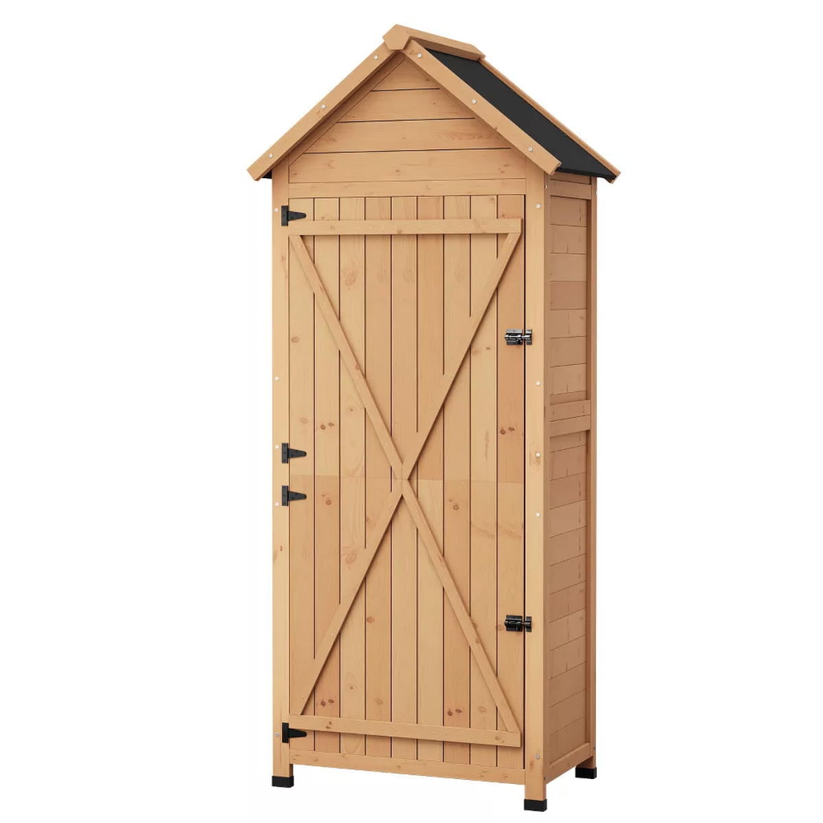 Shelved Wooden Garden Cabinet
