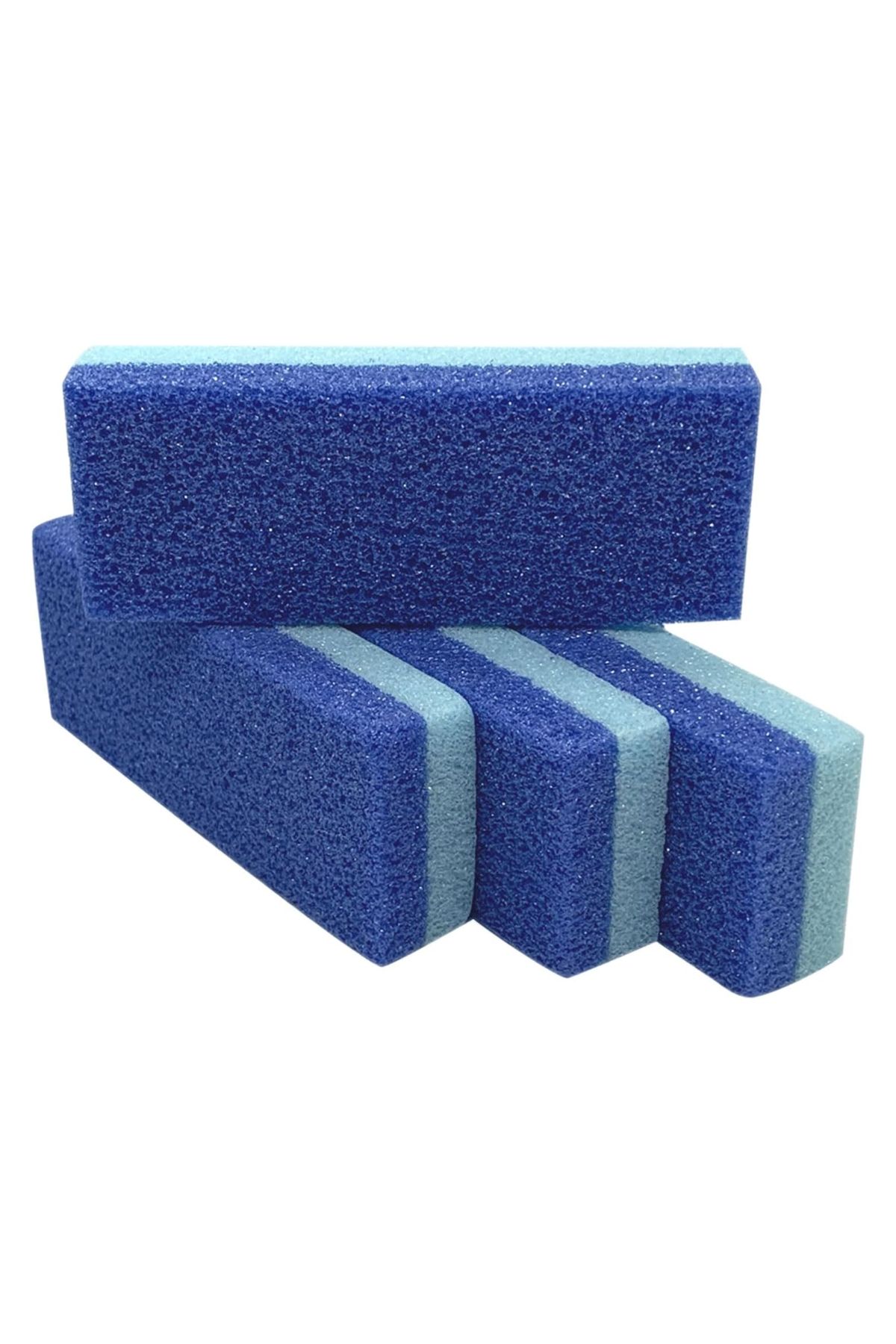 Maryton Foot Pumice Stone for Feet Hard Skin Callus Remover and Scrubber (pack of 4) (blue)
