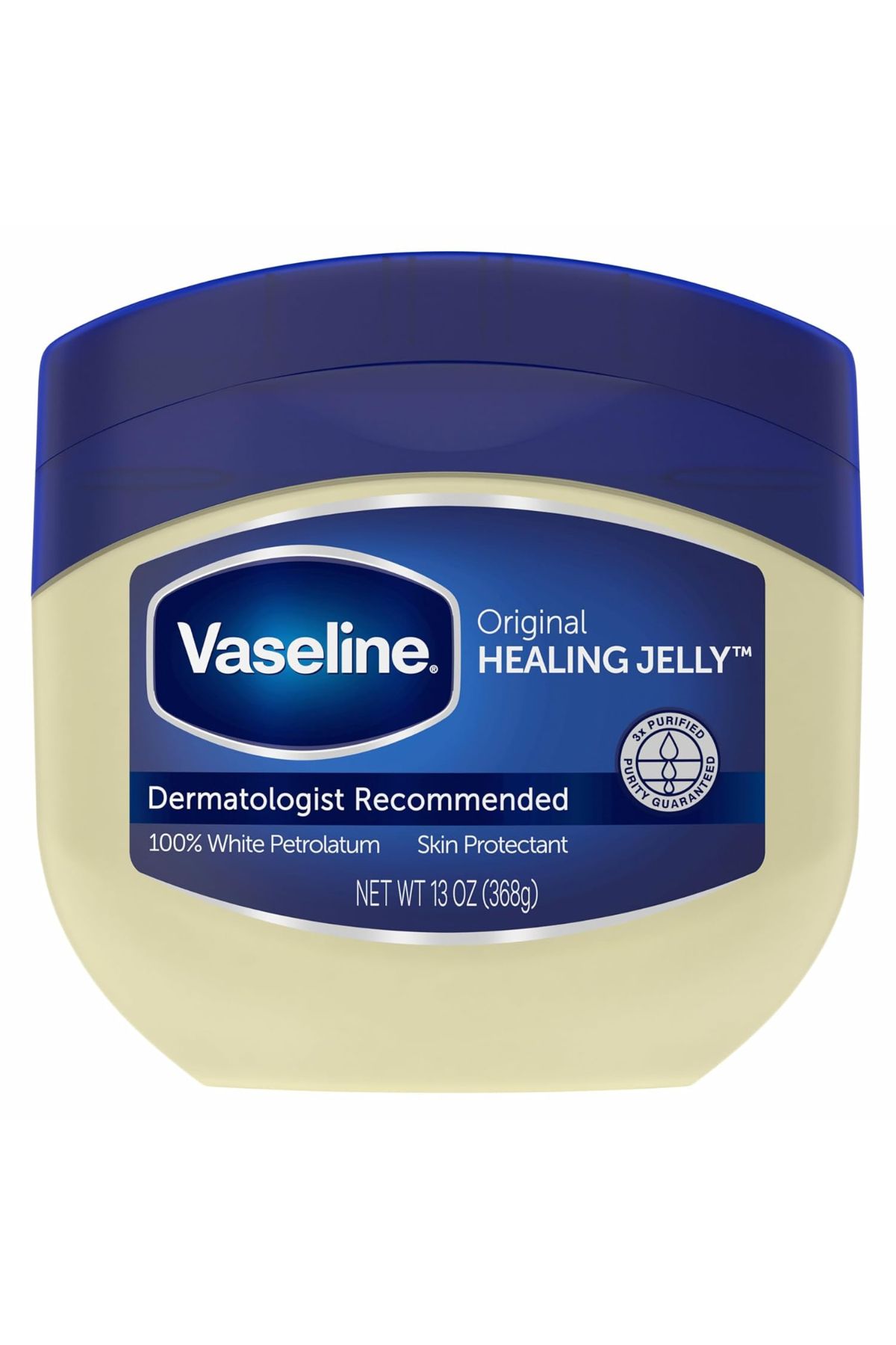 Vaseline Healing Jelly Original White Petroleum Jelly Protectant for Dry Cracked Skin and Eczema Relief Pure Petroleum Jelly 13 Oz