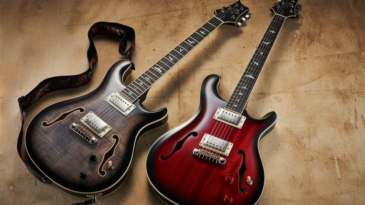 prs se hollowbodyⅡ PRS SE Hollowbody II Electric Guitar - Faded Blue Burst
