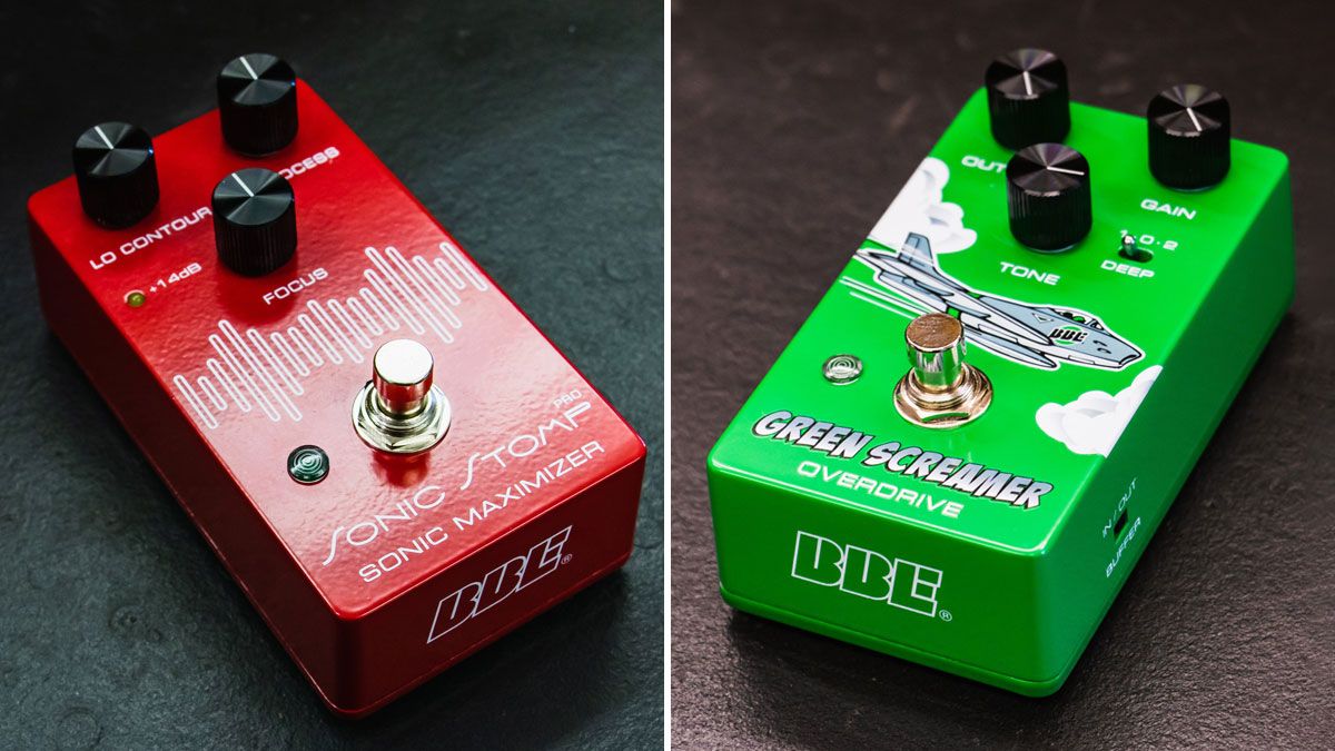 BBE launches the Sonic Stomp Pro and Green Screamer v2 Overdrive