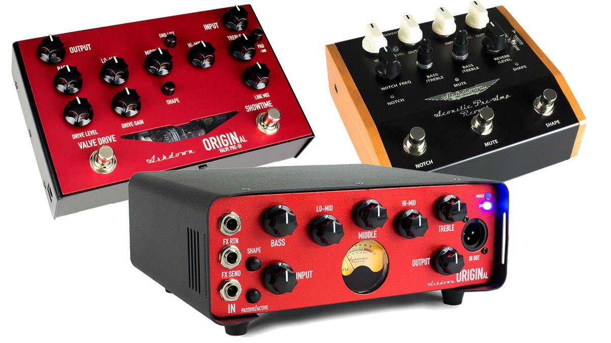 ギター Ashdown Acoustic Pre Amp DISC Ashdown Acoustic Guitar Preamp/DI Pedal at Gear4music