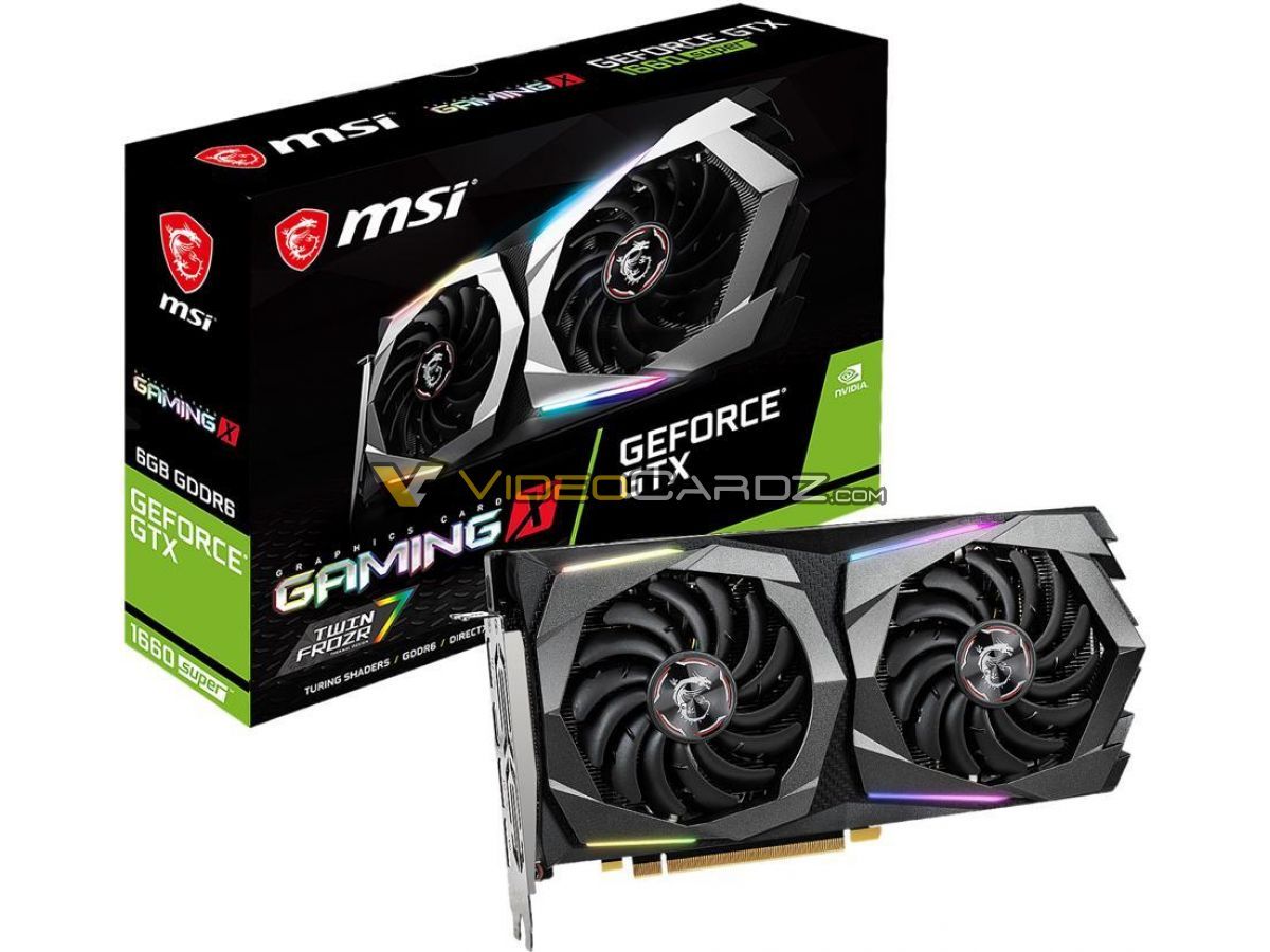 NVIDIA GeForce GTX 1660super 6GB 動作確認済み Report: Nvidia GTX 1660 Super Launching October 29. Here's All We