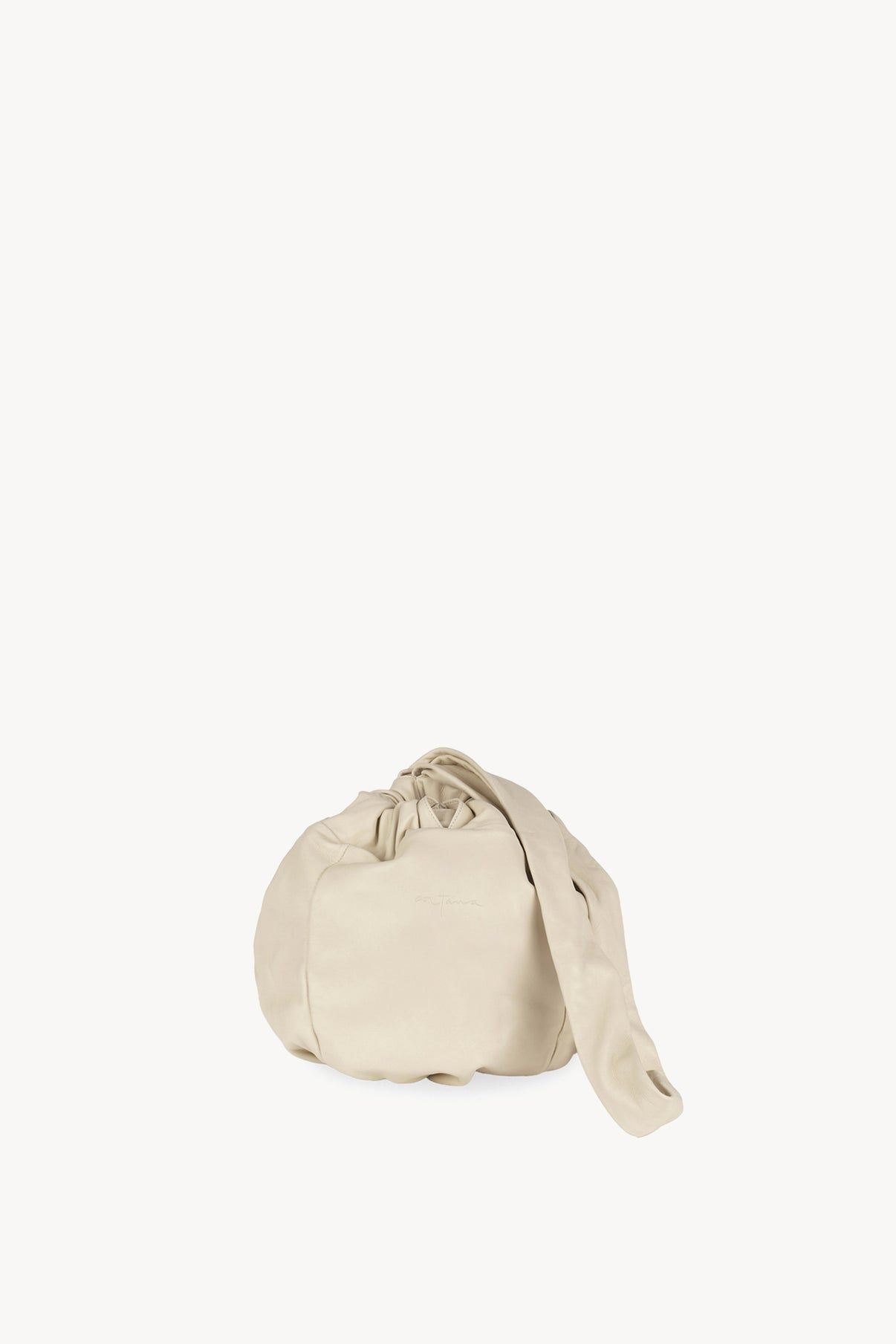 Cortana, Sack S, Sand Small Leather Bag
