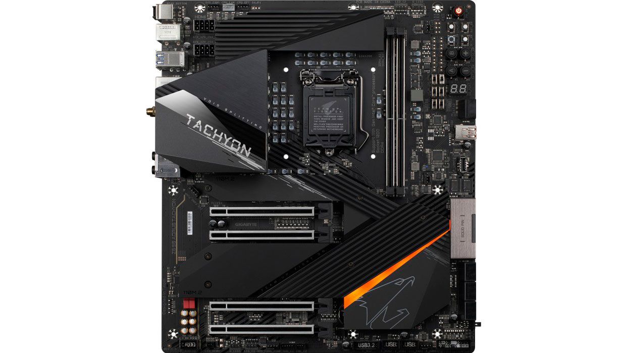 Gigabyte Z590 Aorus Tachyon Motherboard Lands Overseas at